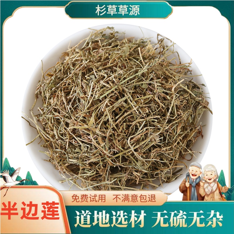 半边莲新鲜干货包邮半边花细米草无硫非紫苏