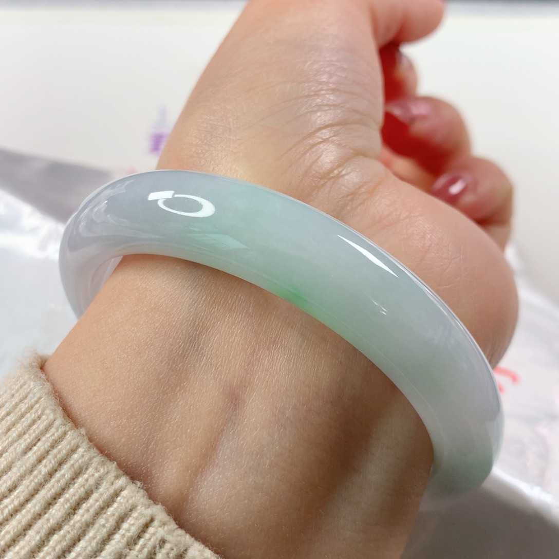 未镶嵌手镯翡翠 55正圈263清货