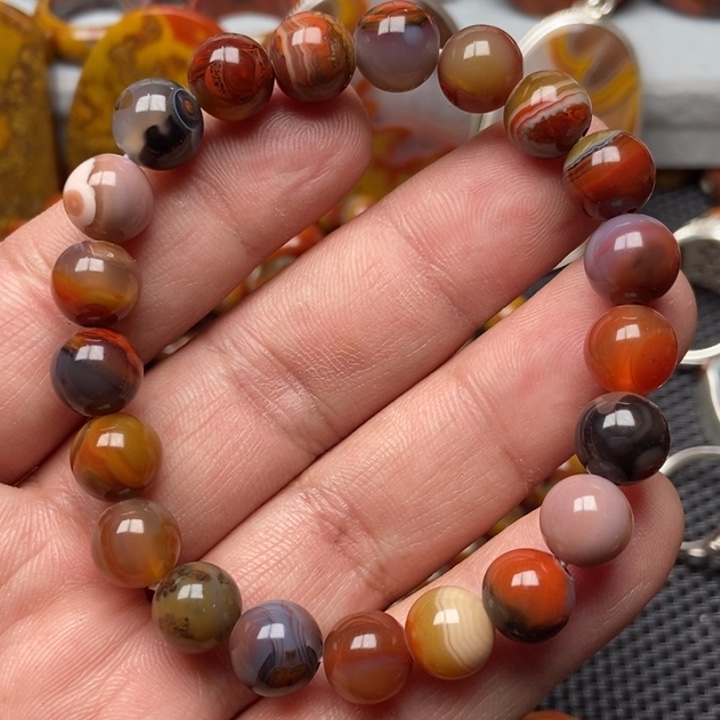 玛瑙/玉髓手串未镶嵌