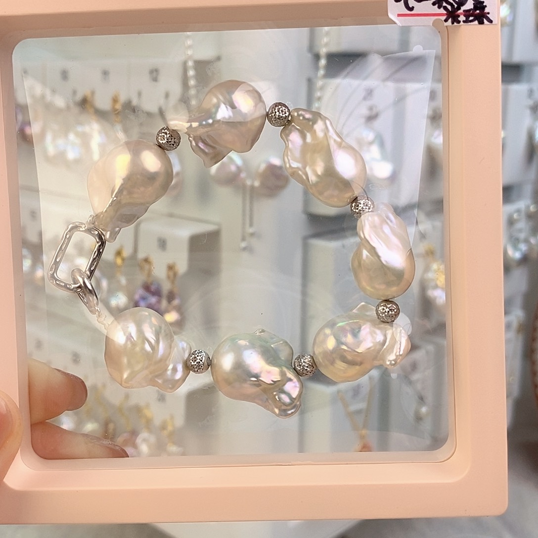 淡水珍珠颈饰合金用****4