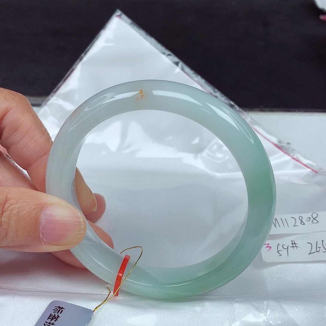 未镶嵌手镯翡翠59圈2808