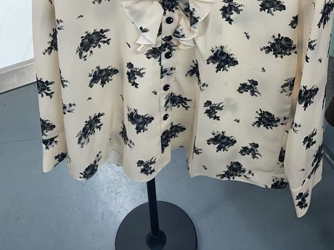 【歌LS】2025新款轻奢女士上衣衬衫-022