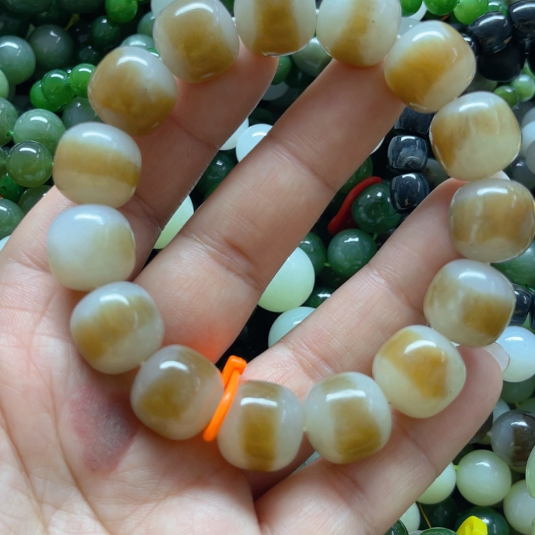 和田玉手链未镶嵌