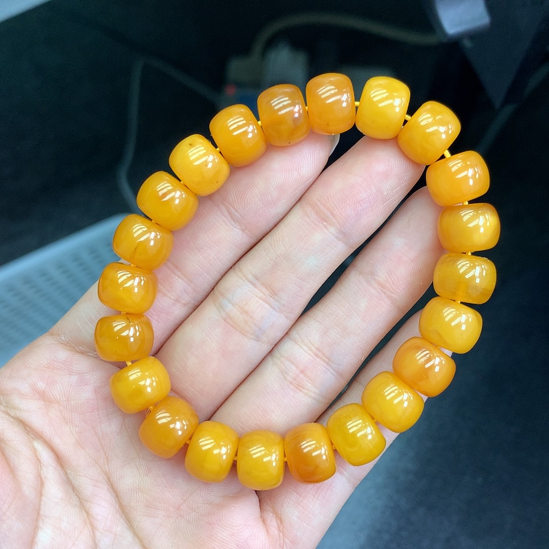 琥珀未镶嵌珠宝奇石10mm➕