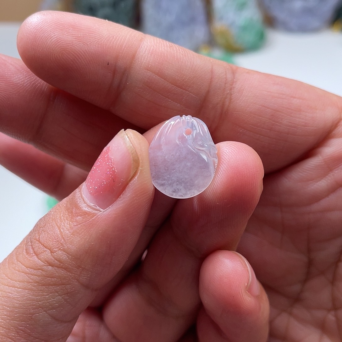 翡翠未镶嵌颈饰翡玉缘翡翠