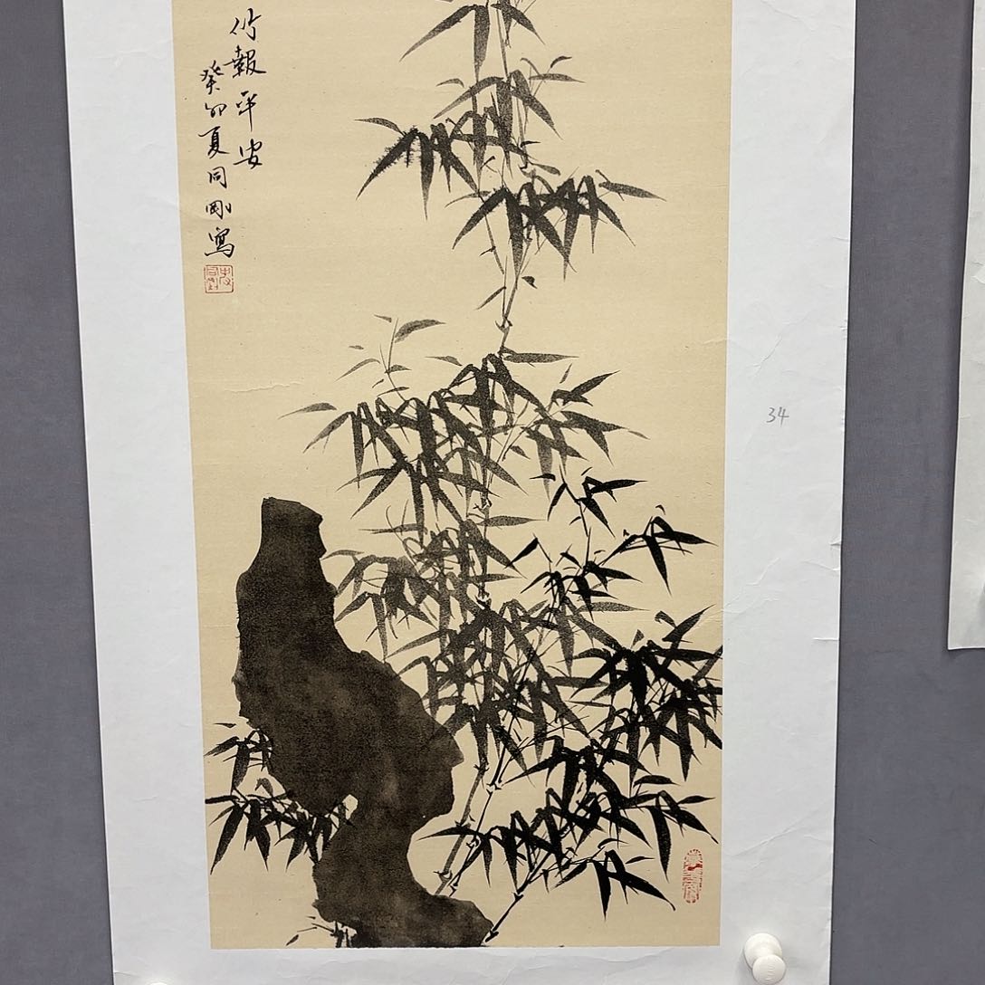 国画艺术家真人手绘