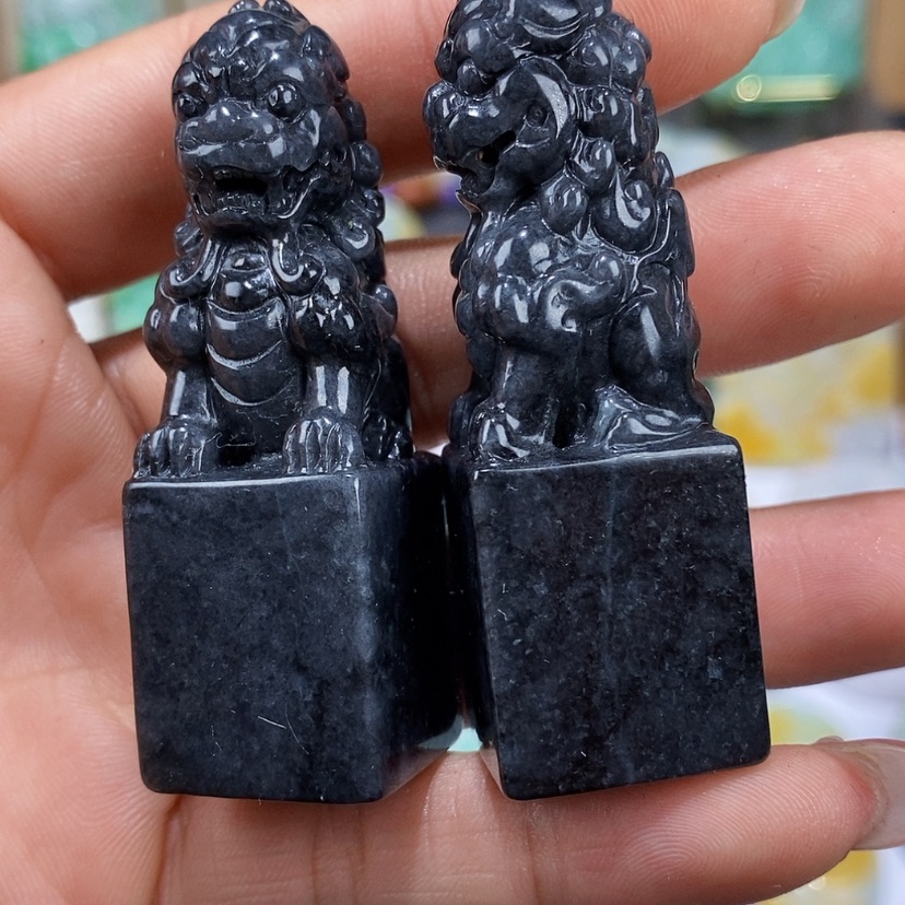 【闪购商品】定制翡翠未镶嵌一对 翡翠一物一证