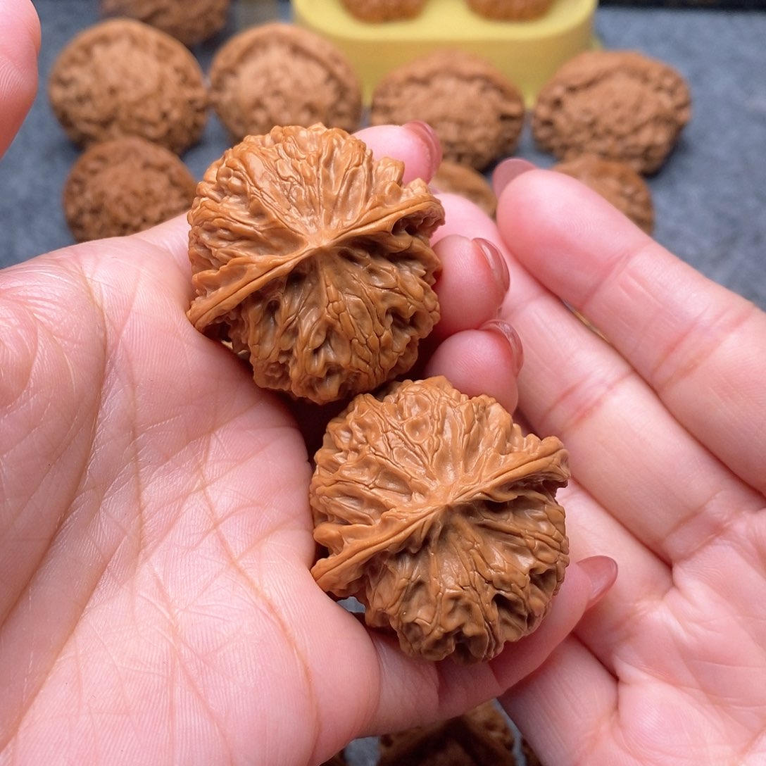 文玩核桃把件精品苹果42全品