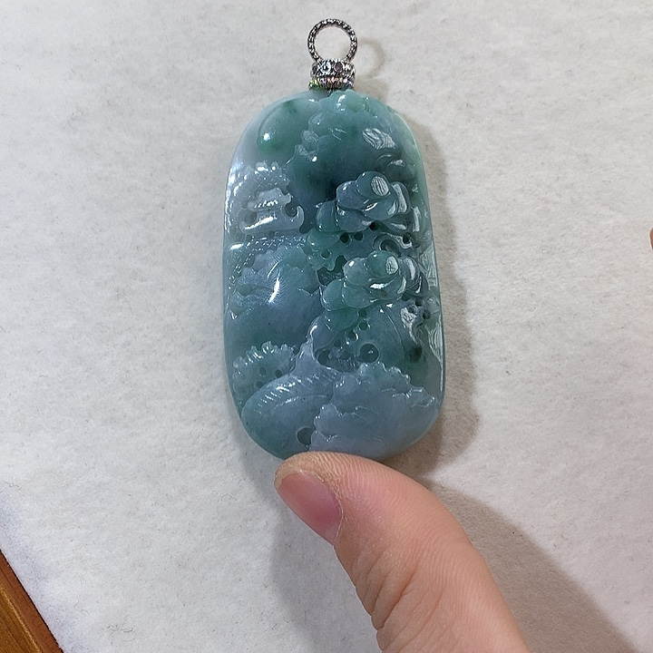 翡翠未镶嵌颈饰翡翠吊坠