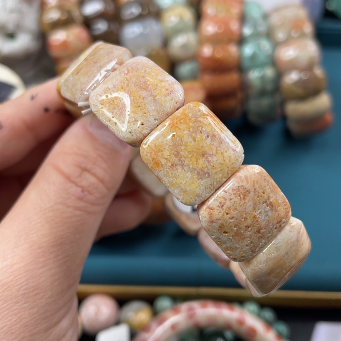 未镶嵌手镯硅化玉