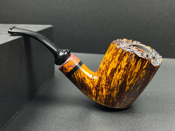 丹麦吉普森IDA4级石楠木手工烟斗（内径21.7斗深50.5长139.5）