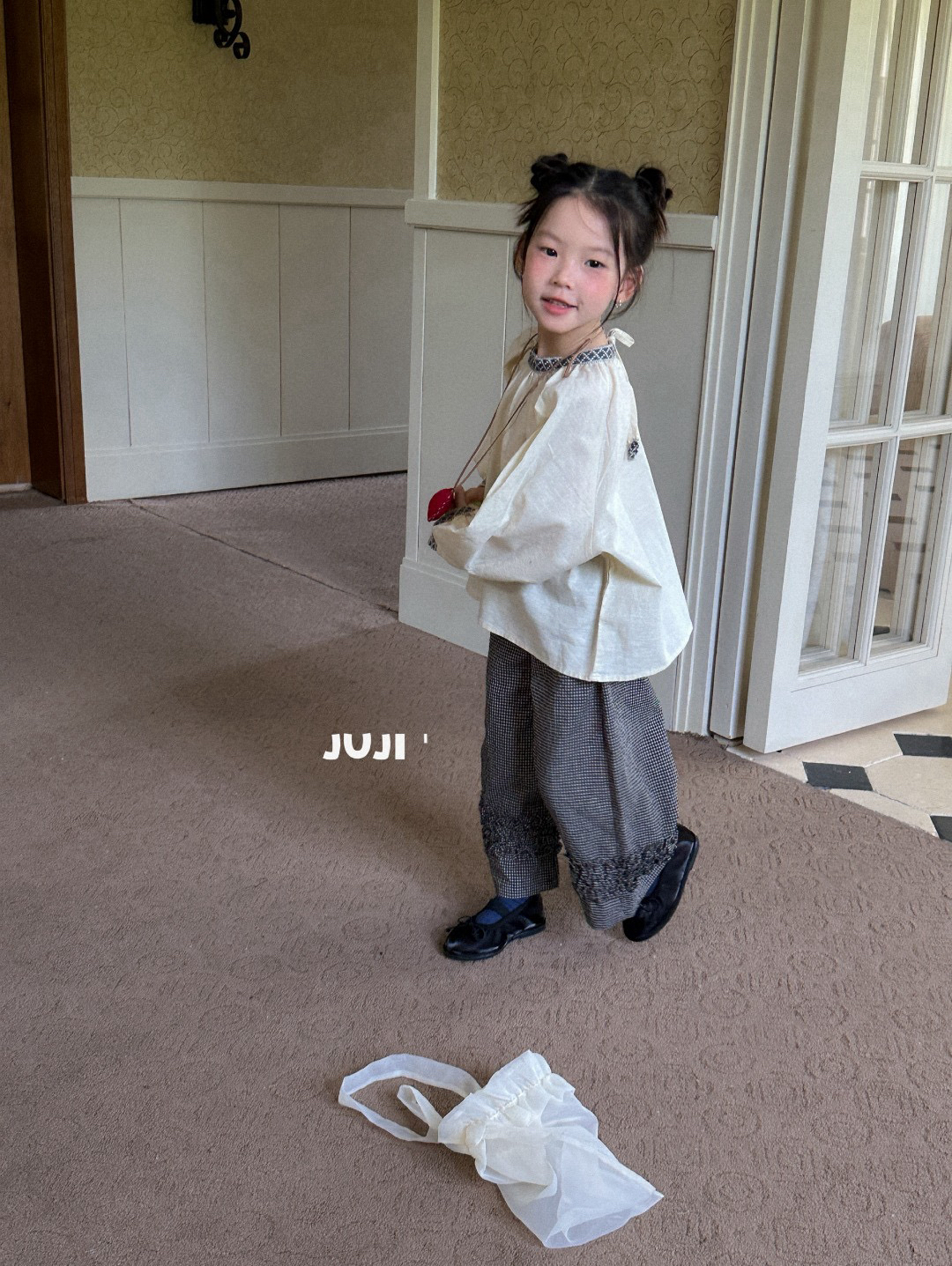 （6268）春秋韩版荷叶边女半身裙秋季森系套头百搭套装风格