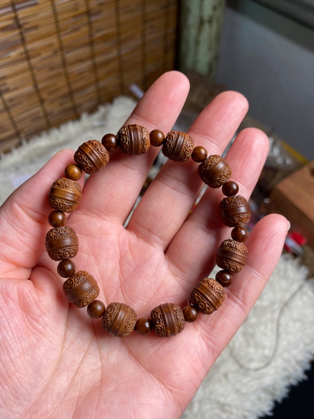 库克雕刻卡11云纹手串