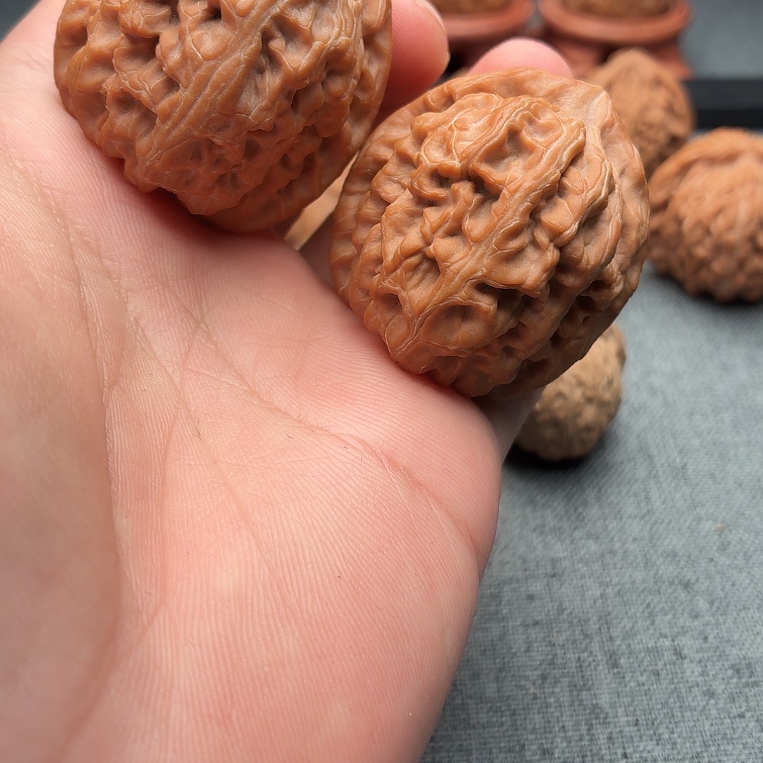 快***生文玩核桃吊坠红锦鲤45尺寸LY-031