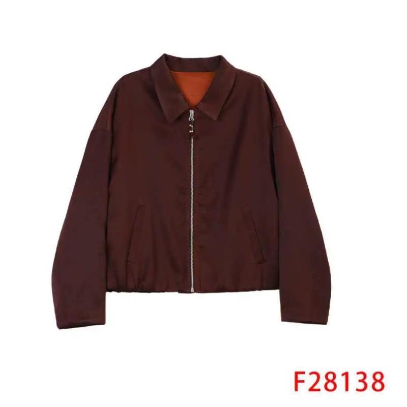 芹 新中式风 28138 紫檀皱缎外套