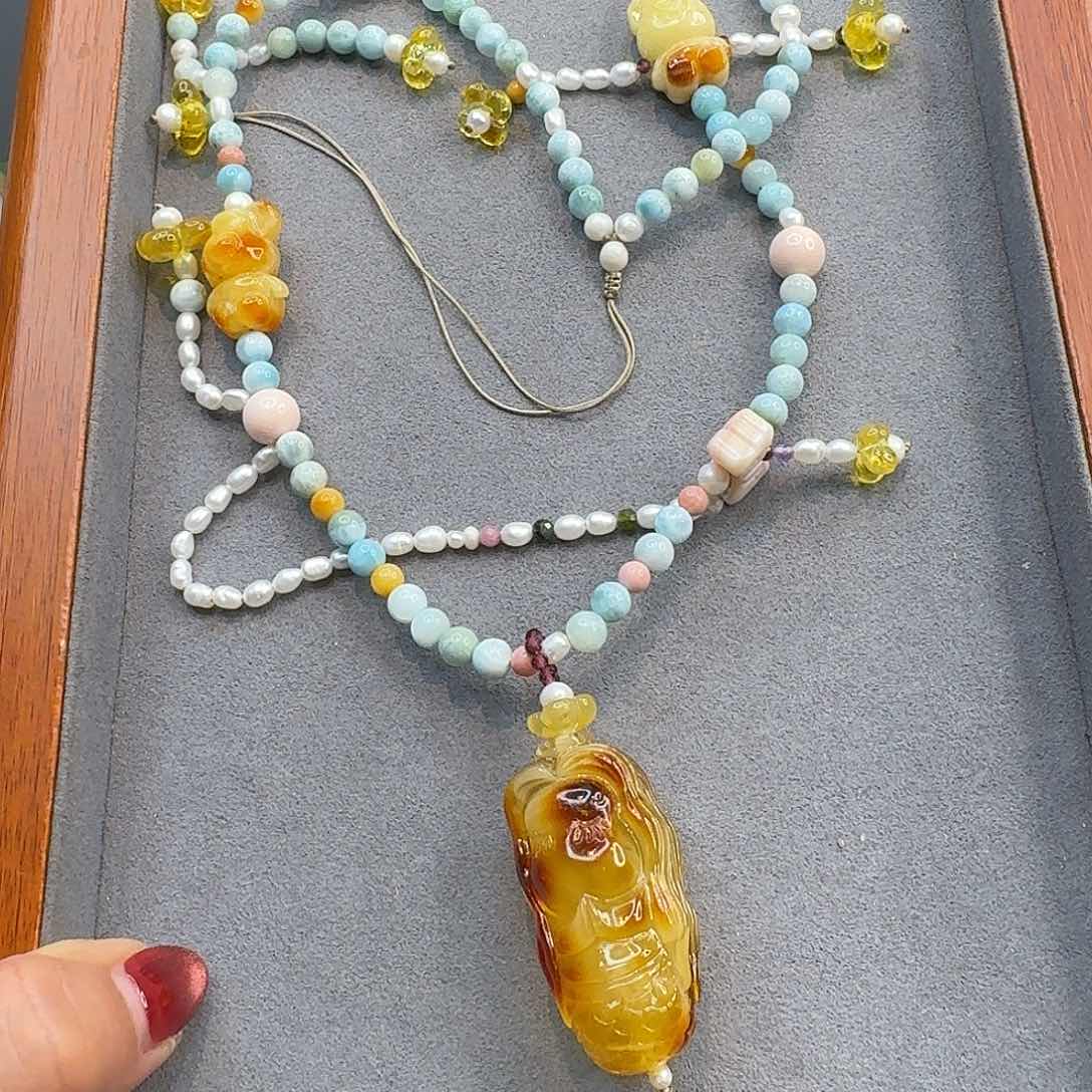 琥珀手链未镶嵌琥珀手串