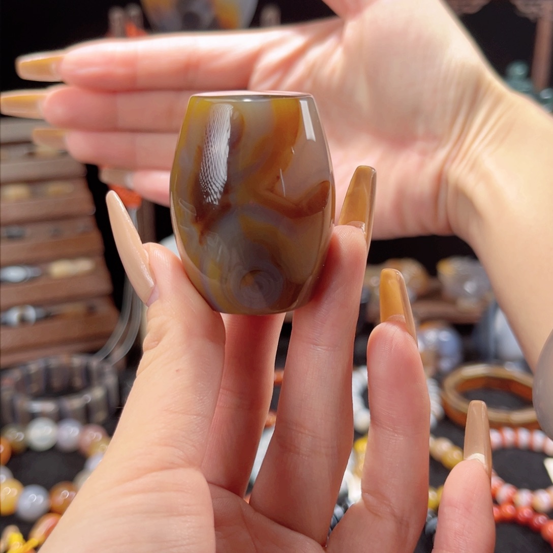 玛瑙/玉髓盖置未镶嵌，