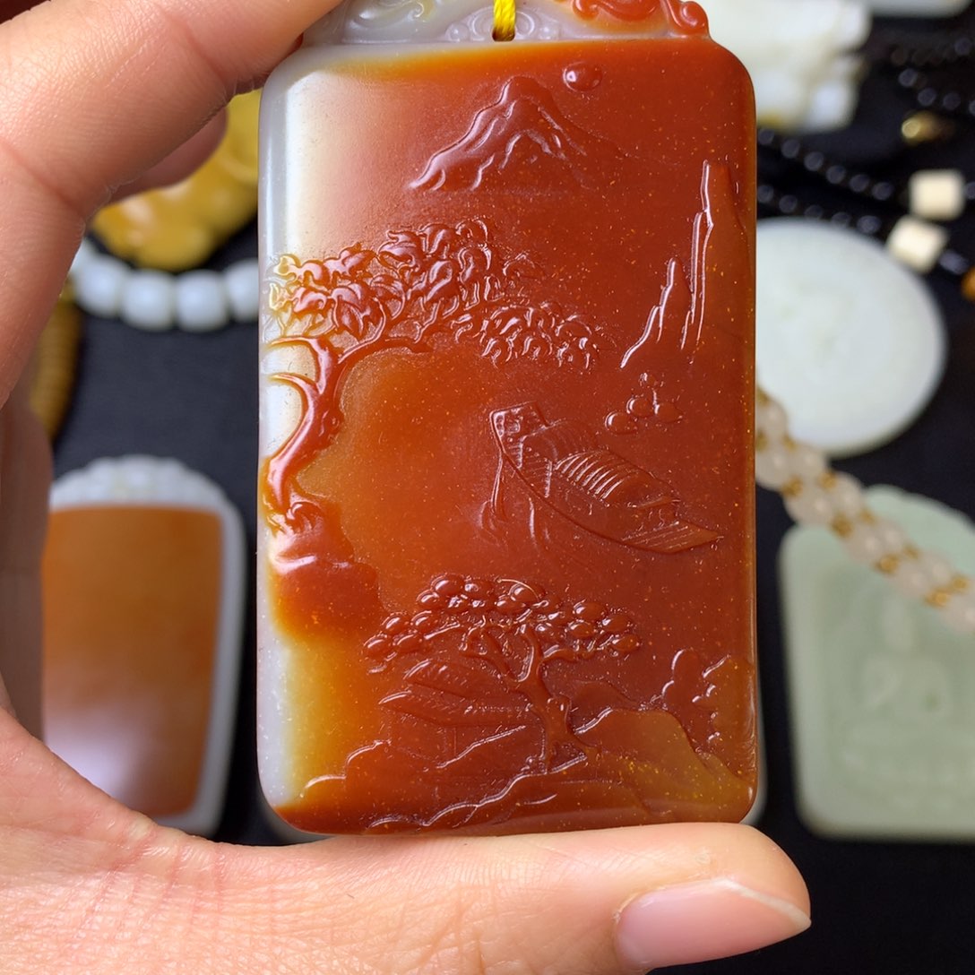 和田玉颈饰未镶嵌