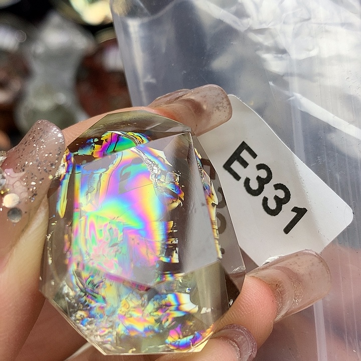 水晶吊坠未镶嵌摆件