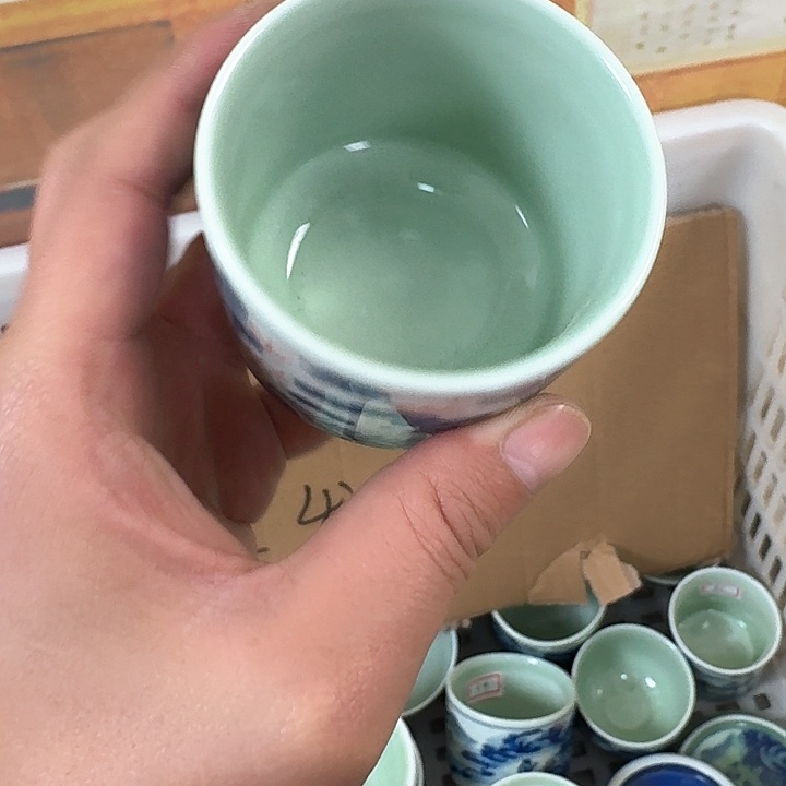 瓷片手工手绘25号景德镇