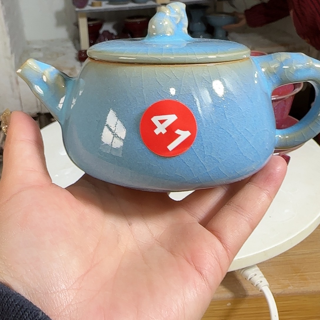 摆件陶郑家钧窑摆件