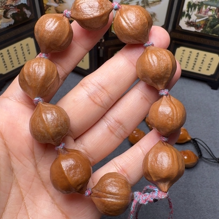 橄榄核手串/手链蒜头素串1.8左右