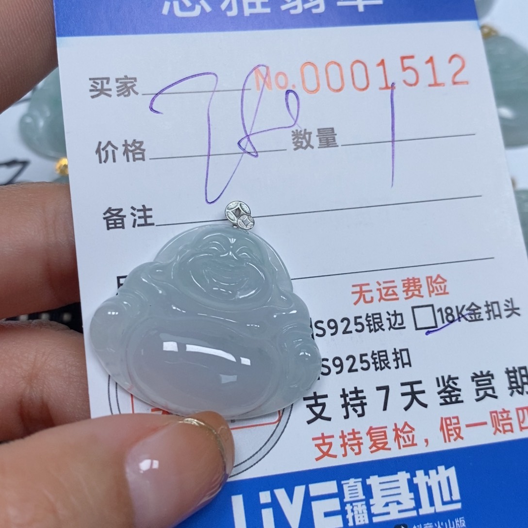 翡翠颈饰未镶嵌天然缅甸翡翠