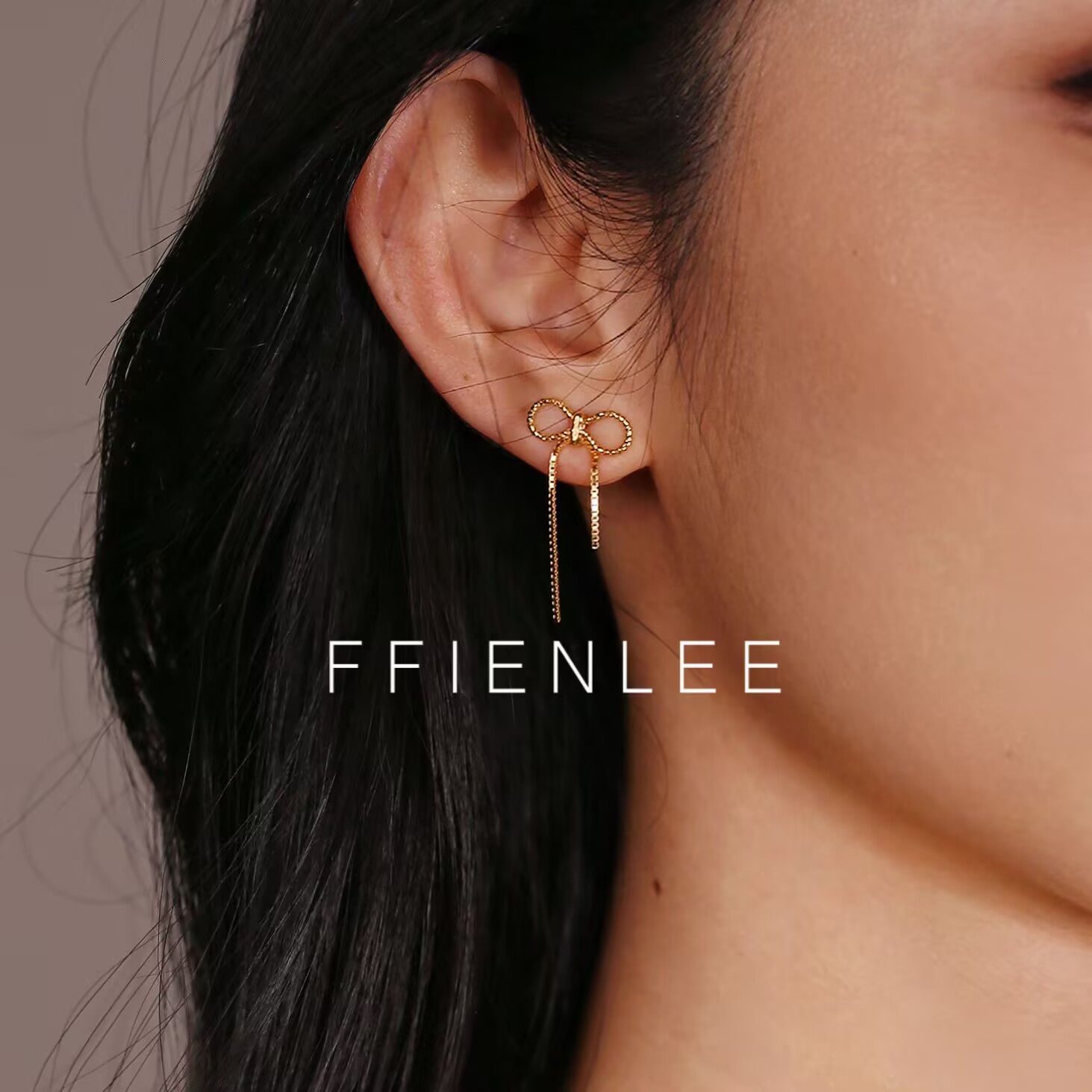 925银耳饰 <mini>轻奢小众高级感蝴蝶结流苏耳钉气质时尚耳饰