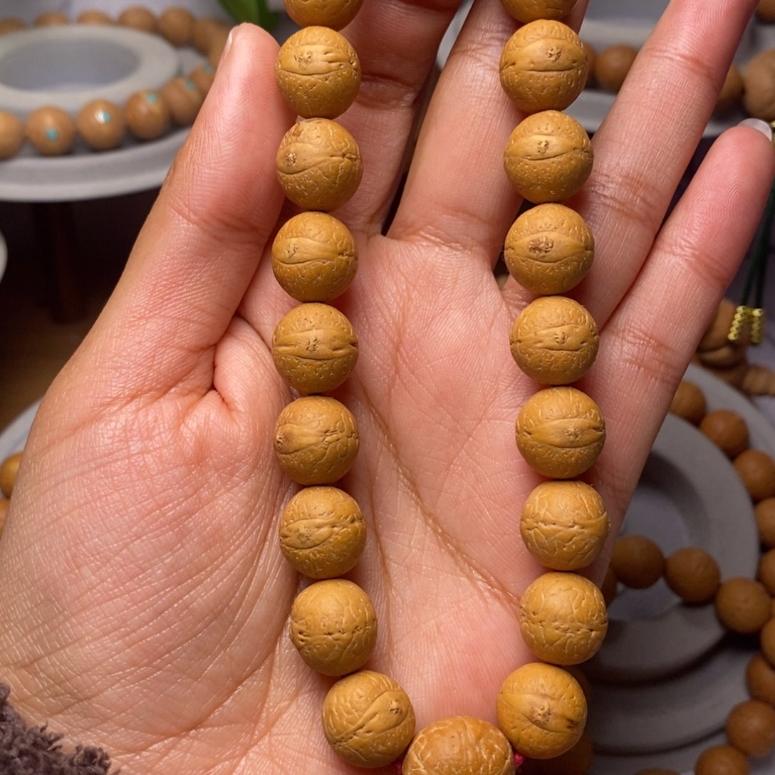 凤眼菩提吊坠手串