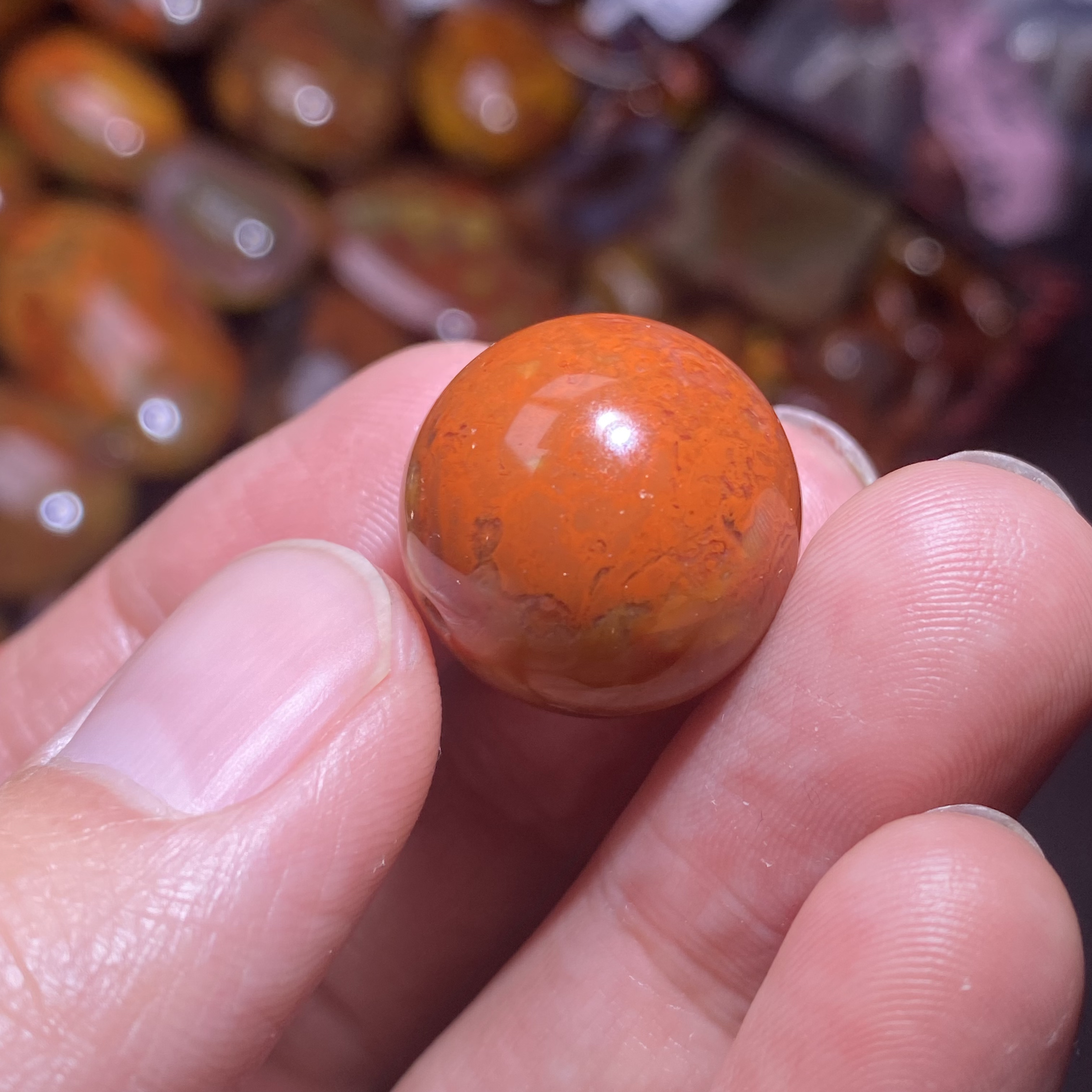 天然战国红玛瑙圆珠配珠