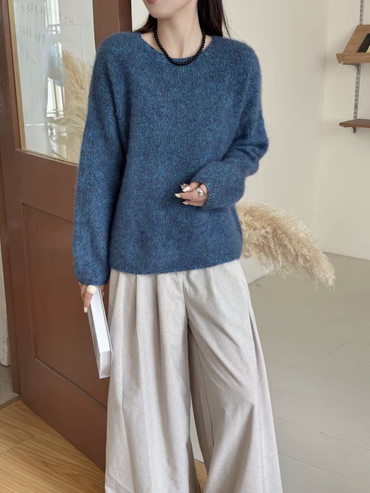 A；专柜秋冬新款宽松百搭休闲