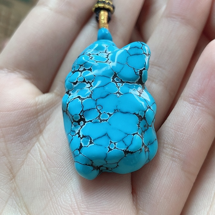 绿松石珠宝奇石未镶嵌阿****军