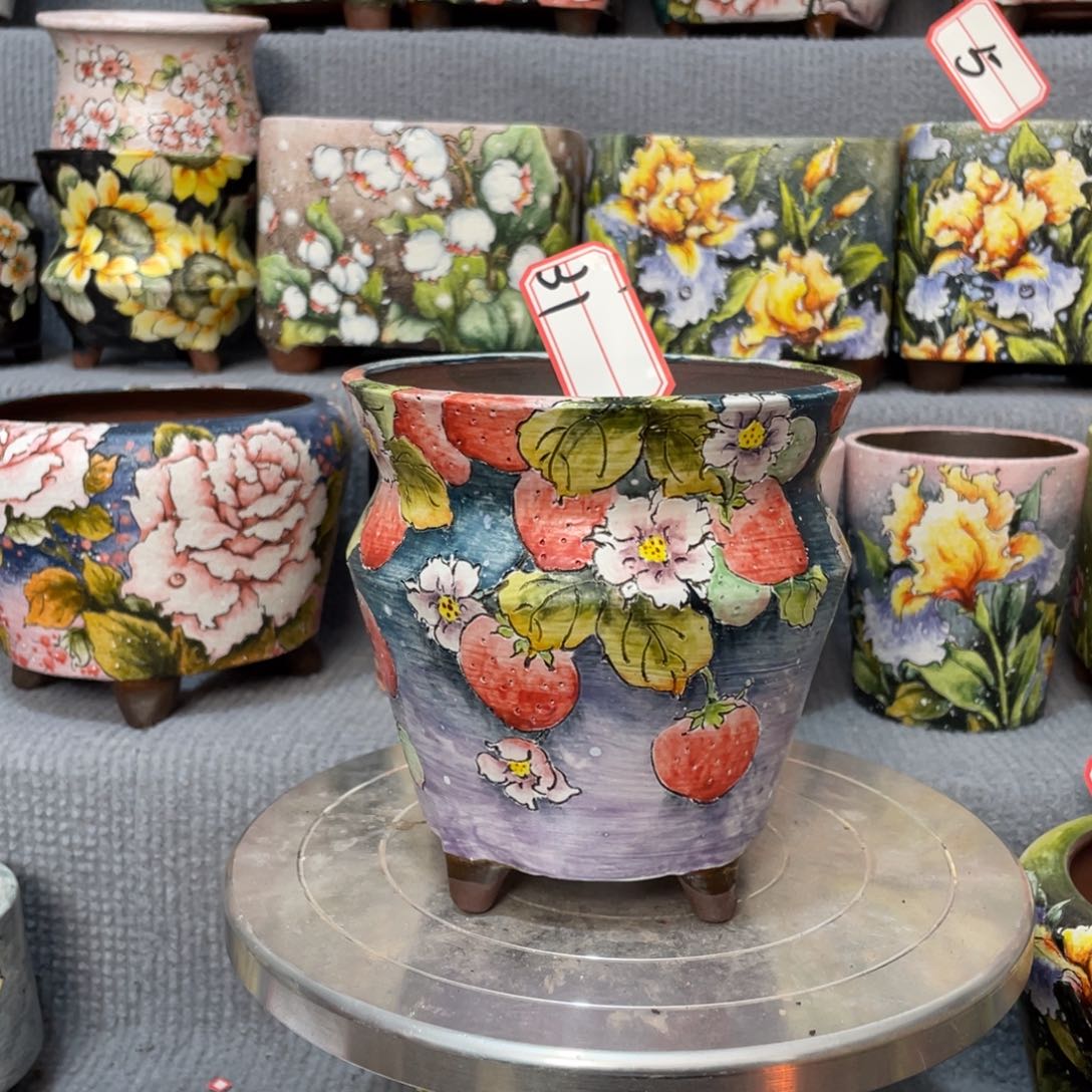 红陶扶泥开年炸炸炸浮力