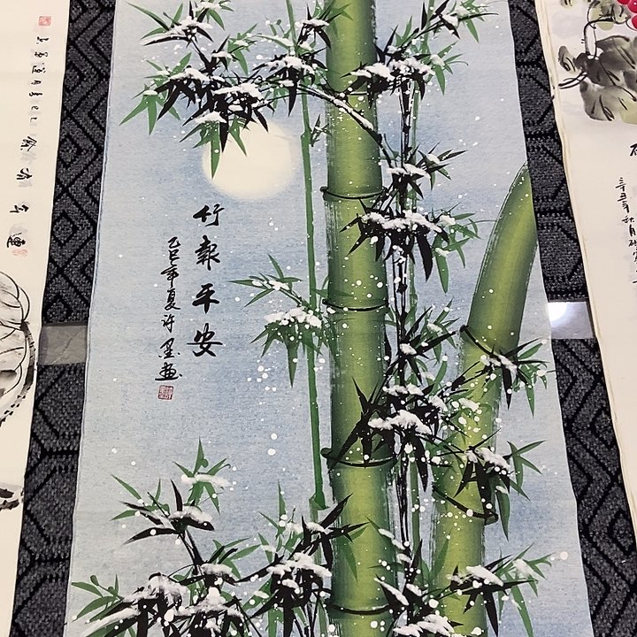 小周画廊的直播间