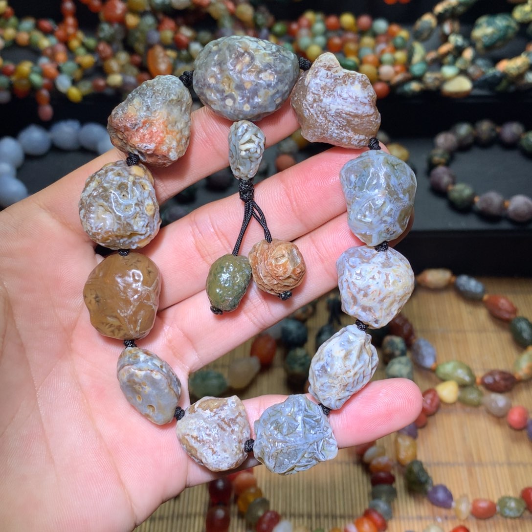 玛瑙/玉髓未镶嵌阿拉善戈壁玛瑙