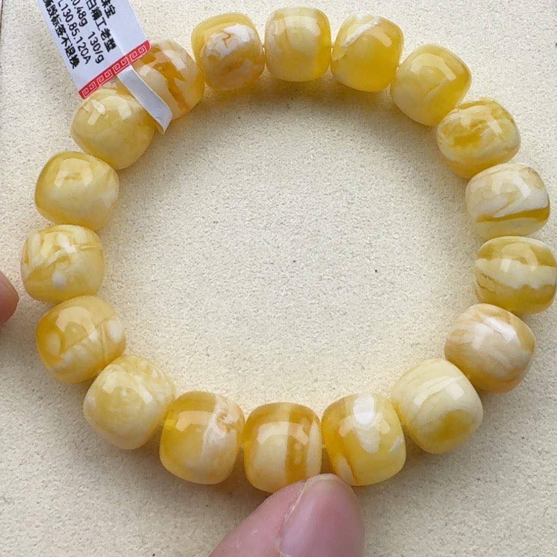 琥珀手链未镶嵌蜜蜡手串