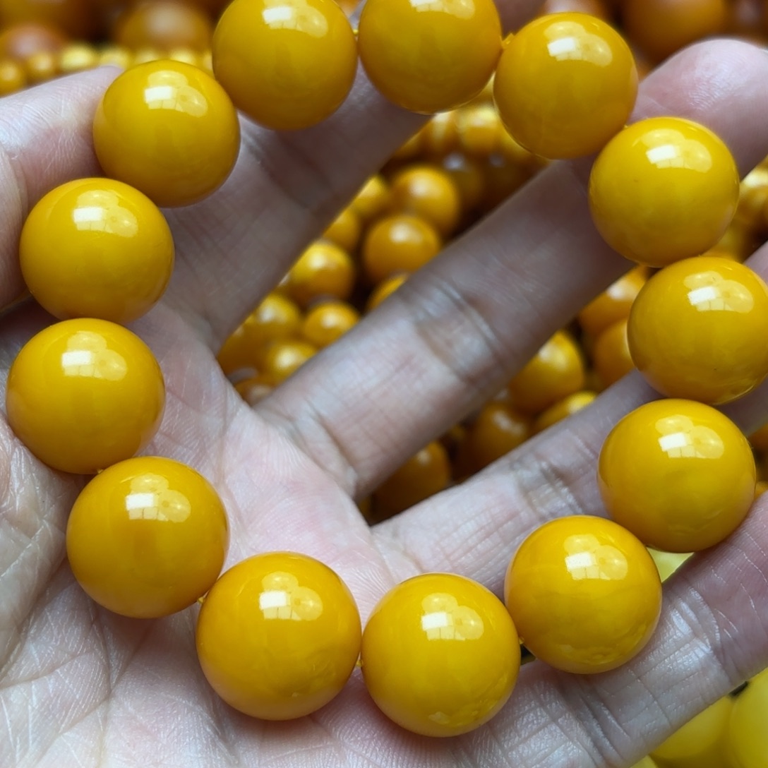 琥珀手链未镶嵌蜜蜡