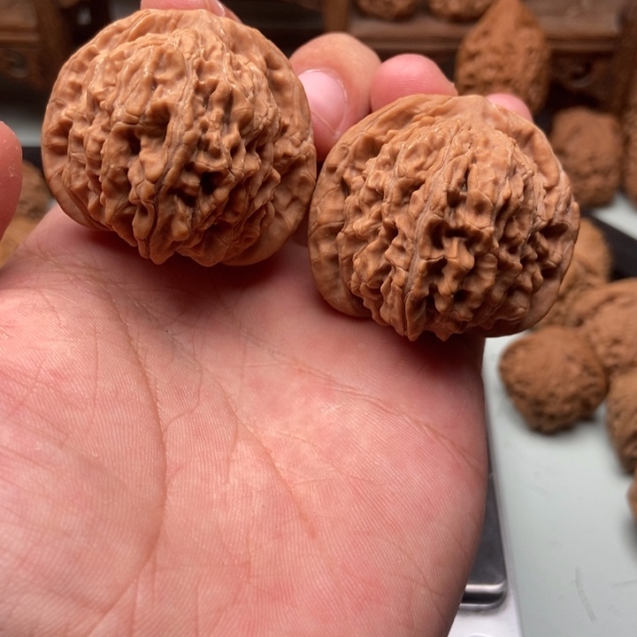 文玩核桃把件43四座楼