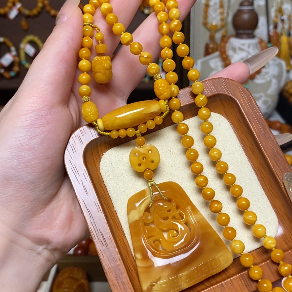 【闪购商品】手链蜜蜡未镶嵌项链