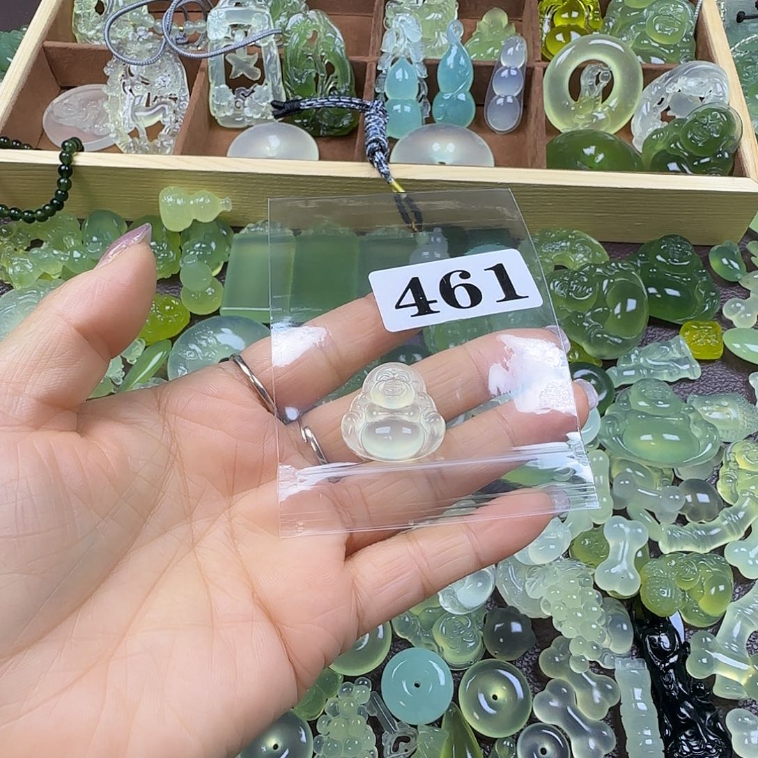 陈***七蛇纹石玉未镶嵌岫玉吊坠