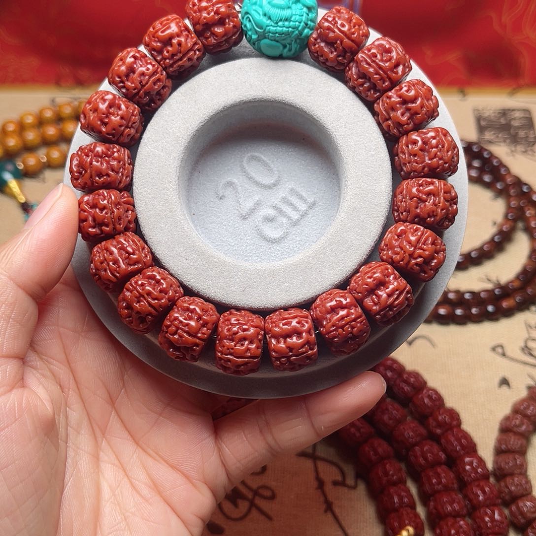 金刚菩提吊坠睿*藏式直切一代龙