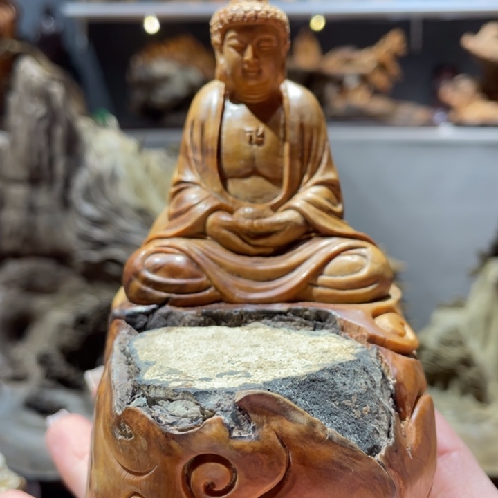 柏木（崖柏）全****司佛摆件佛摆件