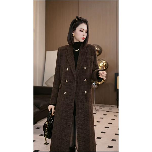 【柏澜慧琳】咖色2025新款冬季羽绒服西装外套高端气质显瘦外套上衣