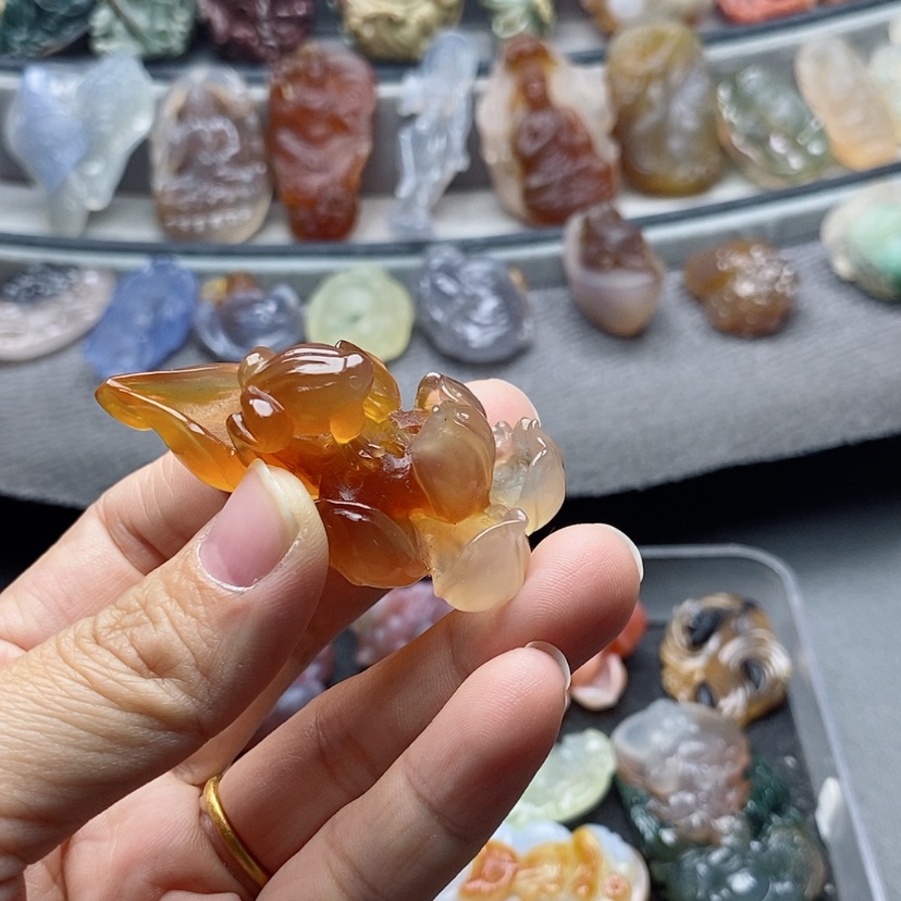 【闪购商品】未镶嵌吊坠定制玛瑙