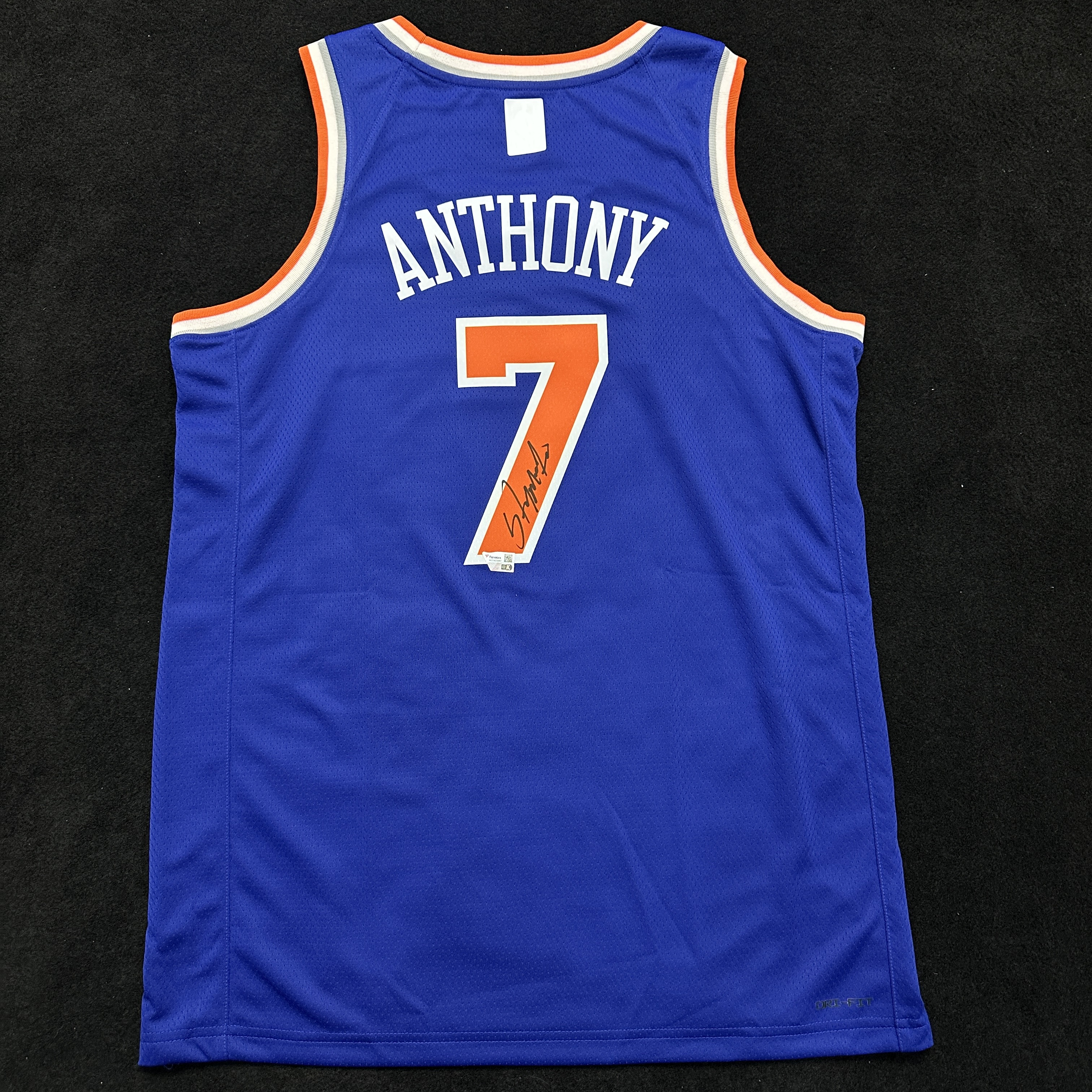 卡梅隆安东尼 亲签球衣 FA证书