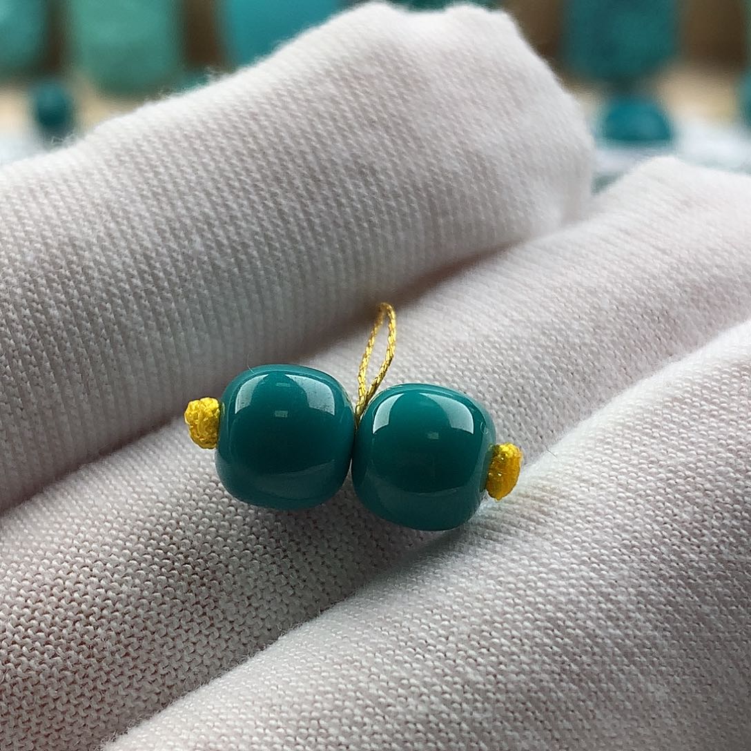 A***F绿松石未镶嵌配饰7.5