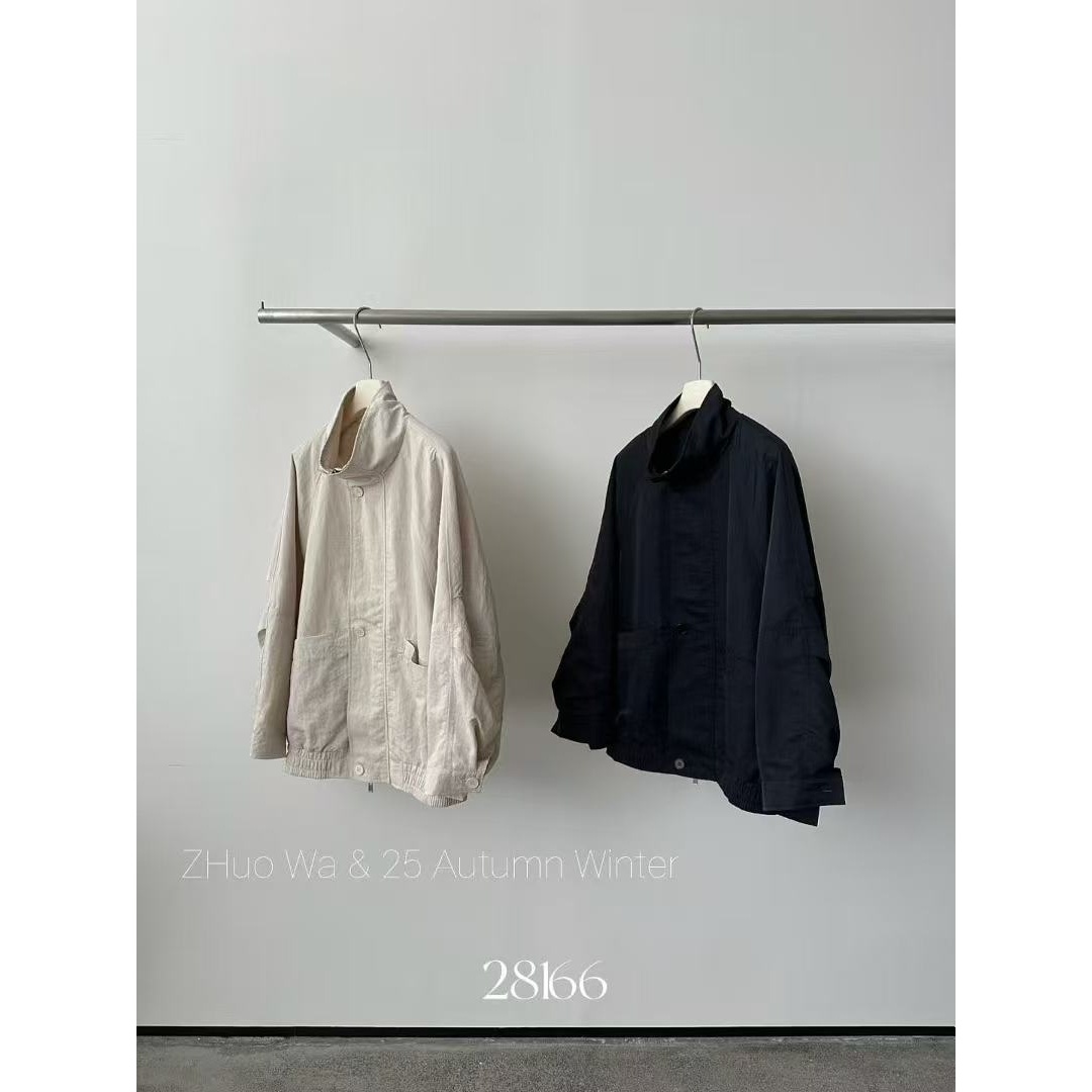 鑫燃KIKI 时尚休闲大版风衣外套 2528166 DK【F】