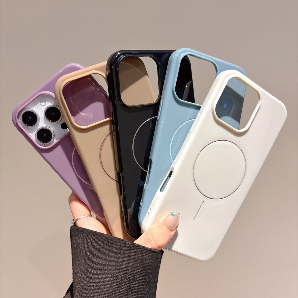 新款仿原磁吸壳16promax保护套15pro小众手机壳男女14适用苹果13