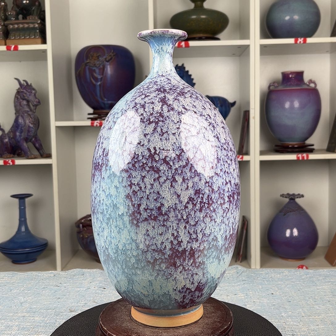 瓷片摆件……福瓜瓶，无礼盒