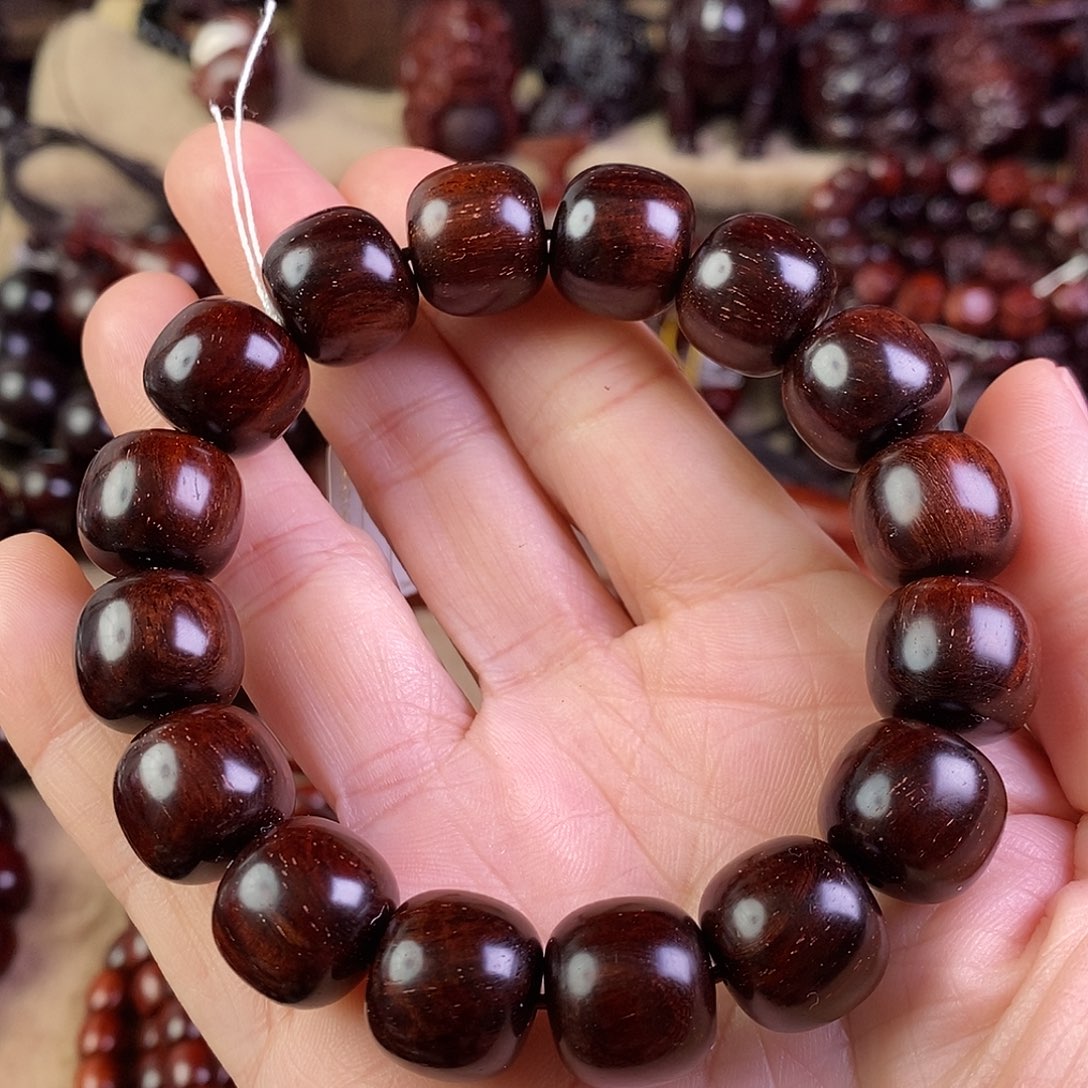 小叶紫檀手串/手链无胶无蜡14老型